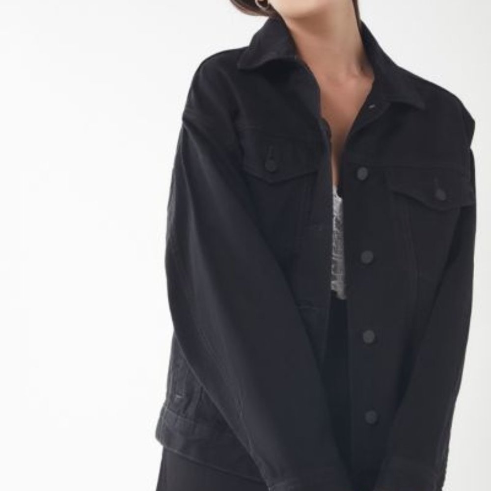 BDG 80's Black Trucker Jacket